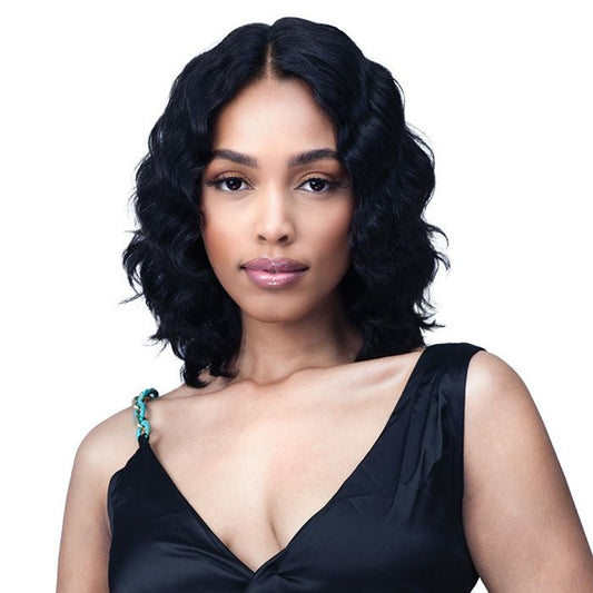 BOBBI BOSS 100% UNPROCESSED BRAZILIAN VIRGIN REMY BUNDLE HAIR LACE WIG - LOOSE DEEP 12”