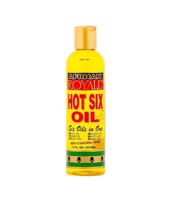 AFRICAN ROYALE HOT SIX OIL 8 OZ.