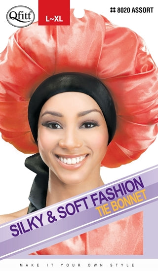 QFITT SILKY & SOFT TIE BONNET
