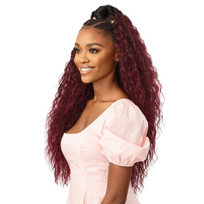 OUTRE CONVERTI CAP + WRAP PONY WIG - YOUNG & WILD