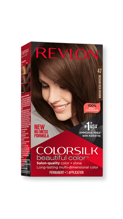 REVLON COLORSILK BEAUTIFUL COLOR PERMANENT HAIR DYE