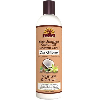 OKAY JAMAICAN BLACK CASTOR OIL & COCONUT CONDITIONER 12OZ