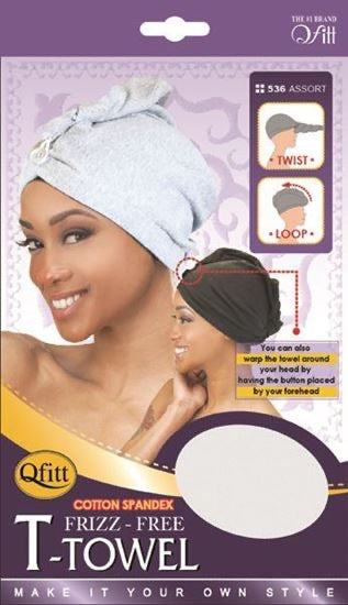 Qfitt Frizz-Free Cotton Spandex T-Towel 536