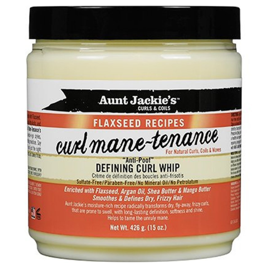 FLAXSEED RECIPES CURL MANE-TENANCE DEFINING CURL WHIP 15OZ.