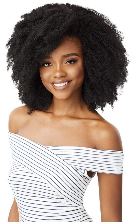 OUTRE HH BLEND BIG BEAUTIFUL HAIR CLIP IN 9PCS - 4C CORKSCREW AFRO
