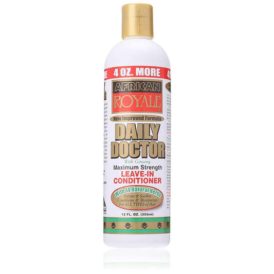 AFRICAN ROYALE DAILY DOCTOR LEAVE-IN CONDITIONER 12 OZ.