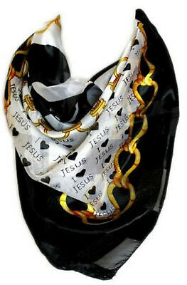 I LOVE JESUS SATIN SCARF
