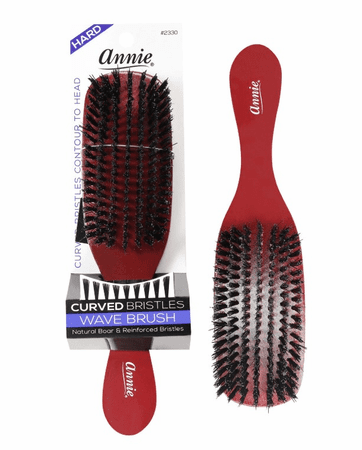 ANNIE HARD CURVED BRISTLES BRUSH