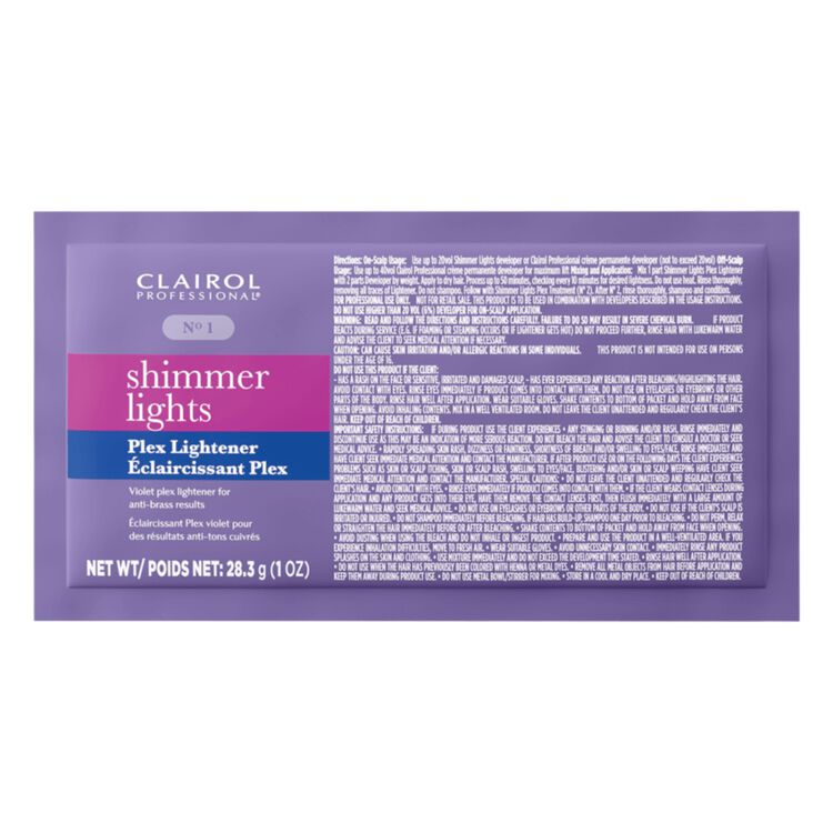 CLAIROL SHIMMER LIGHTS PLEX LIGHTENER 1 OZ.