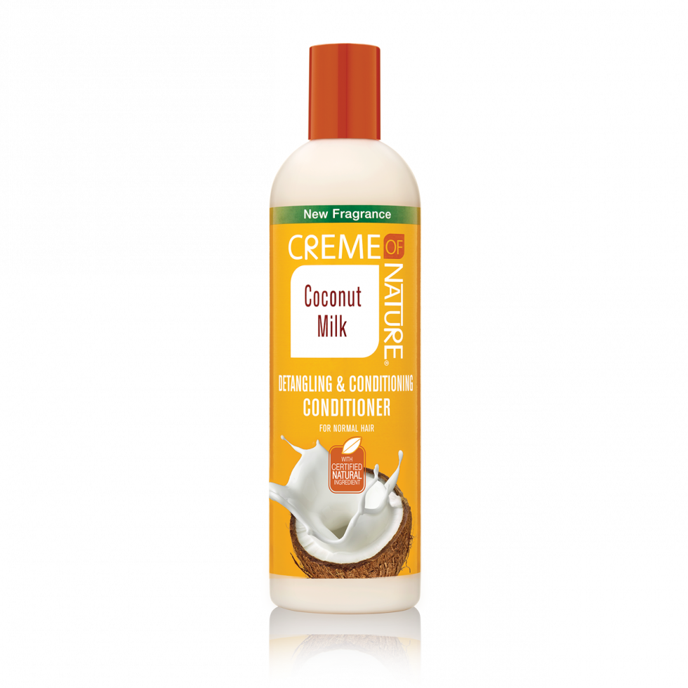 CRÈME OF NATURE COCONUT MILK DETANGLING & CONDITIONING CONDITIONER 12 OZ.