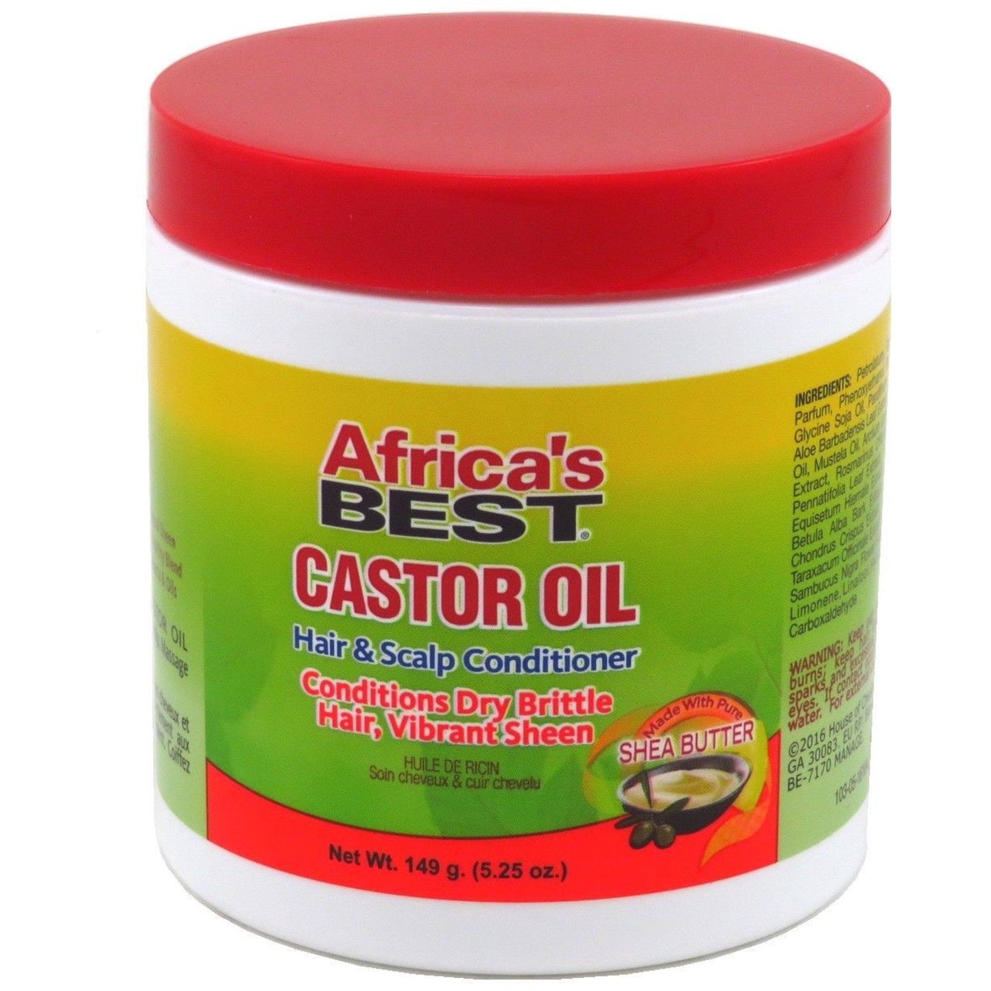 AFRICA’S BEST CASTOR OIL HAIR & SCALP CONDITIONER 5.25 OZ.