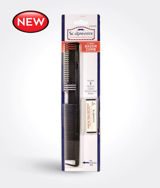 SCALPMASTER 2-WAY RAZOR COMB