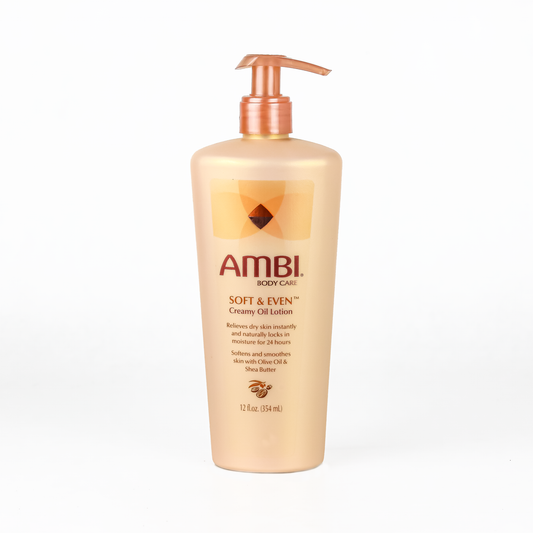 SOFT & EVEN CREAMY OIL LOTION 12 OZ.
