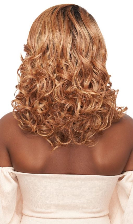 OUTRE SYNTHETIC MELTED HAIRLINE LACE FRONT WIG - MINDY