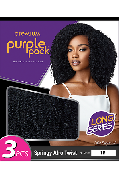 PURPLE PACK SPRINGY AFRO TWIST - 3PCS