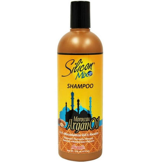 AVANTI SILICON MIX MOROCCAN ARGAN OIL SHAMPOO 16 OZ. Okay