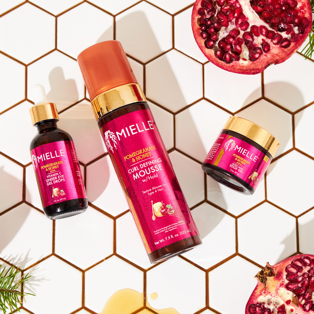 MIELLE POMEGRANATE & HONEY EDGE GEL 2 OZ.