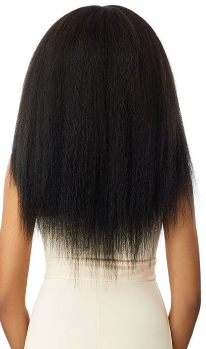 OUTRE BIG BEAUTIFUL HAIR HH BLEND CLIP IN 9PCS KINKY STRAIGHT 18"