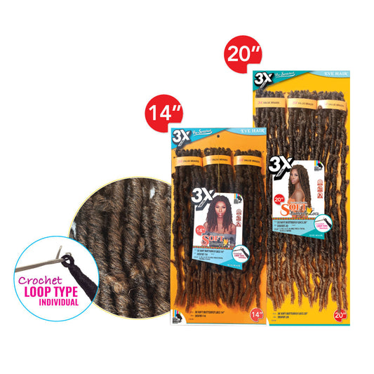 Eve Hair 3X Soft Butterfly Locs