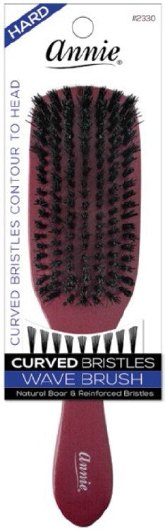 ANNIE HARD CURVED BRISTLES BRUSH