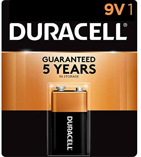 DURACELL COPPERTOP 9V ALKALINE BATTERY