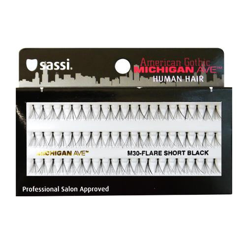 SASSI MICHIGAN AVE BLACK FLARE INDIVIDUAL CLUSTERS