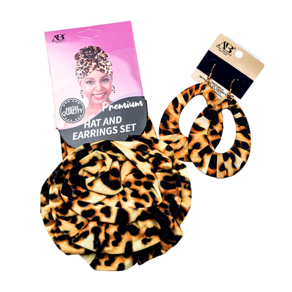 ANA BEAUTY PREMIUM TURBAN & EARRINGS SET