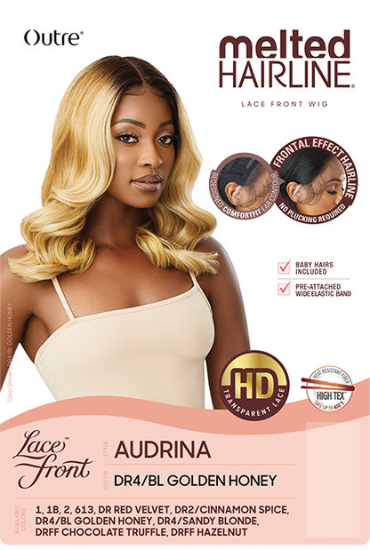 OUTRE SYNTHETIC MELTED HAIRLINE LACE FRONT WIG ADURINA