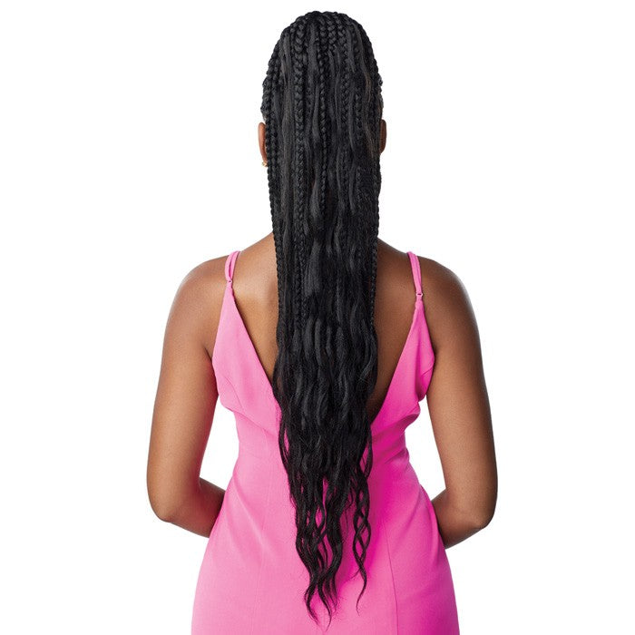 OUTRE PRETTY QUICK WRAP PONYTAIL BOHO BOX BRAID 32"