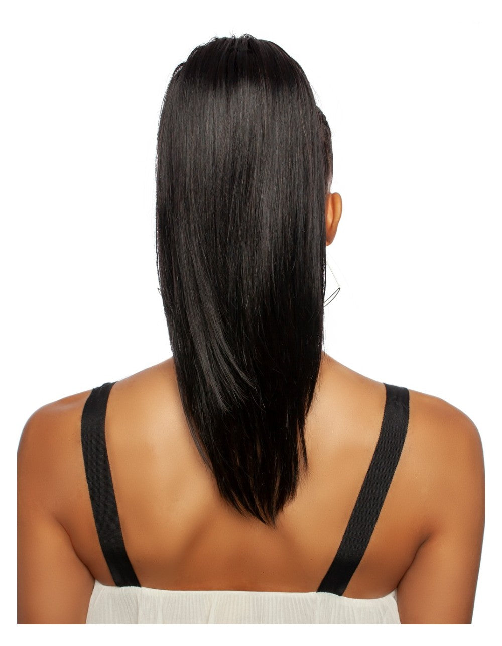 PRISTINE STRAIGHT DRAWSTRING PONYTAIL 16"