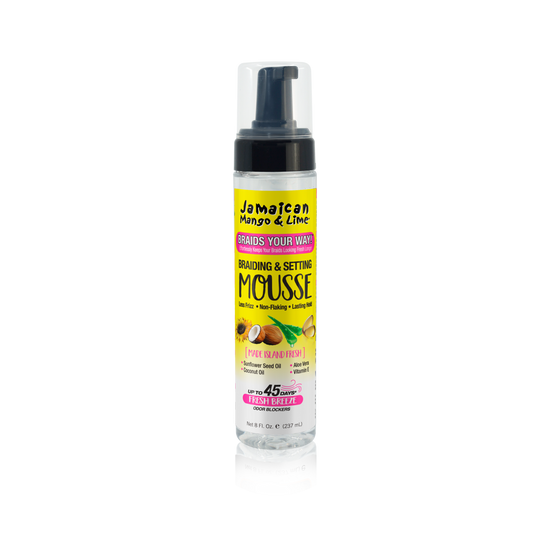 JML BRAIDING & SETTING MOUSSE 8 OZ.