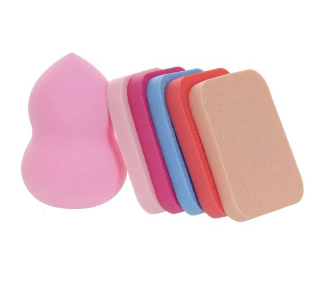 FASHION MAKEUP SPONGES 6PC