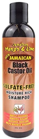 JAMAICAN MANGO & LIME- BLACK CASTOR OIL SHAMPOO 8 FL.OZ.