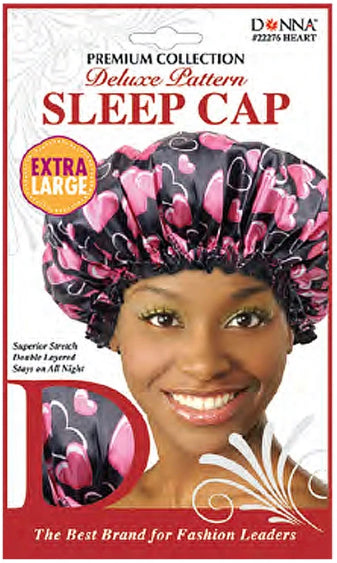 DONNA DELUXE PATTERN SLEEP CAP (EXTRA LARGE)