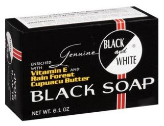BLACK & WHITE SOAP 6 OZ.