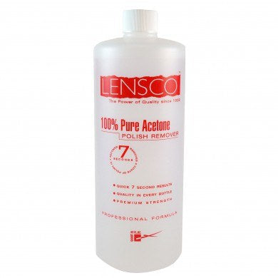 LENSCO 100% PURE ACETONE REMOVER
