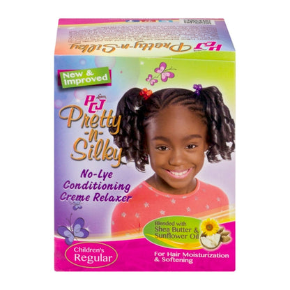 LUSTER'S PCJ PRETTY-N-SILKY NO-LYE CONDITIONING CREME RELAXER CHILDREN'S REGULAR - 1 APPLICATION