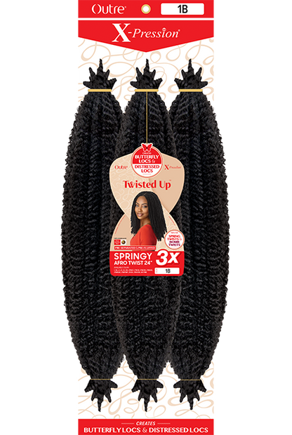 OUTRE 3X SPRINGY AFRO TWIST 24"