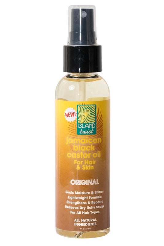 AUTHENTIC JAMAICAN BLACK CASTOR OIL SPRAY 4OZ.