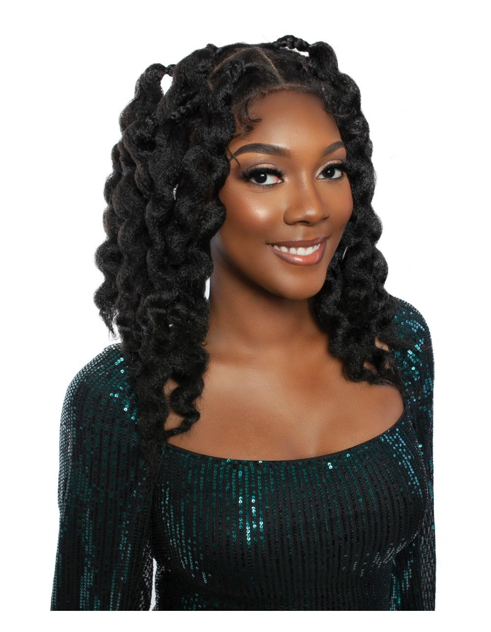 RED CARPET HD BRAIDED LACE FRONT WIG - ZULU BANTU KNOTS