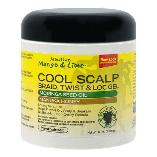JAMAICAN MANGO & LIME- COOL SCALP BRAID, TWIST & LOCK GEL 6 OZ.