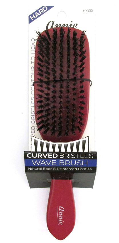 ANNIE HARD CURVED BRISTLES BRUSH