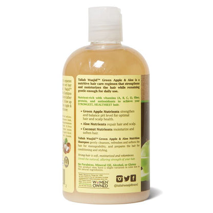 TALIAH WAAJID GREEN APPLE & ALOE NUTRITION SHAMPOO 12 OZ.