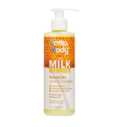 LOTTABODY MILK & HONEY NOURISH ME LEAVE-IN CONDITIONER 8 OZ.