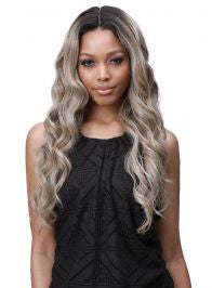 BOBBI BOSS HUMAN HAIR BLENDED LACE FRONT WIG - MBLF230 SANA