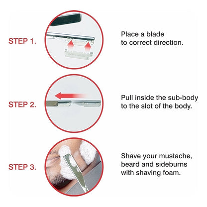 BT SHAVING RAZOR WITH REPLACEABLE BLADES