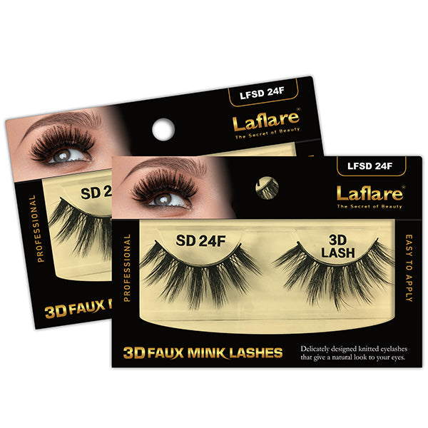 LAFLARE 3D FAUX MINK EYELASHES
