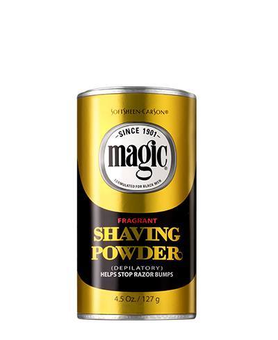 MAGIC FRAGRANT RAZORLESS SHAVING POWDER - GOLD 4.5 OZ.