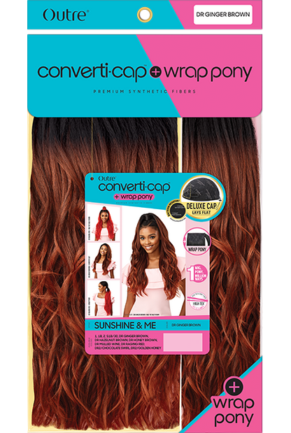 OUTRE CONVERTI CAP + WRAP PONY SYNTHETIC WIG - SUNSHINE & ME