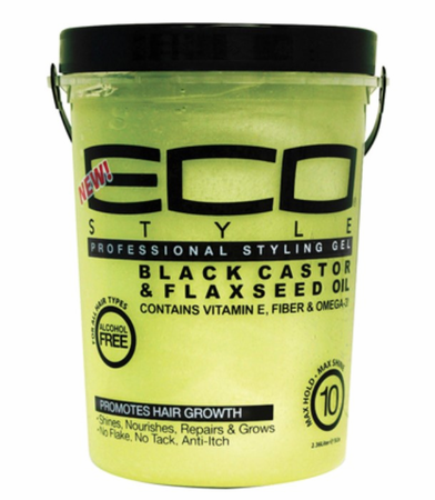 ECO BLACK CASTOR & FLAXSEED OIL GEL